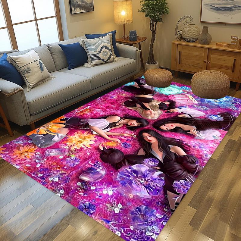 Blackpink: Global Icons Music Style carpet Doormat Suitable for all seasons Doormat Fashion Room