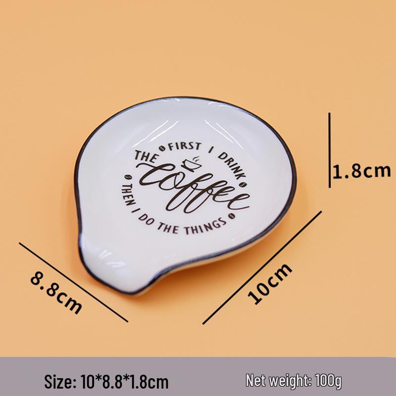 Ceramic Spoon Rest & Holder - Creative Thickened Design for Restaurant or Home