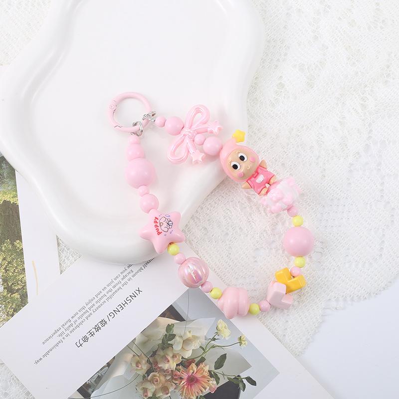 Cute Bow Knot Cartoon Keychain  Phone Charm