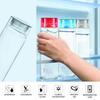 Glass Water Bottles For Fridge And Travel Use Leakproof Wide Mouth Easy Clean Durable Design Blue Set Of 3 For Home Office Gym
