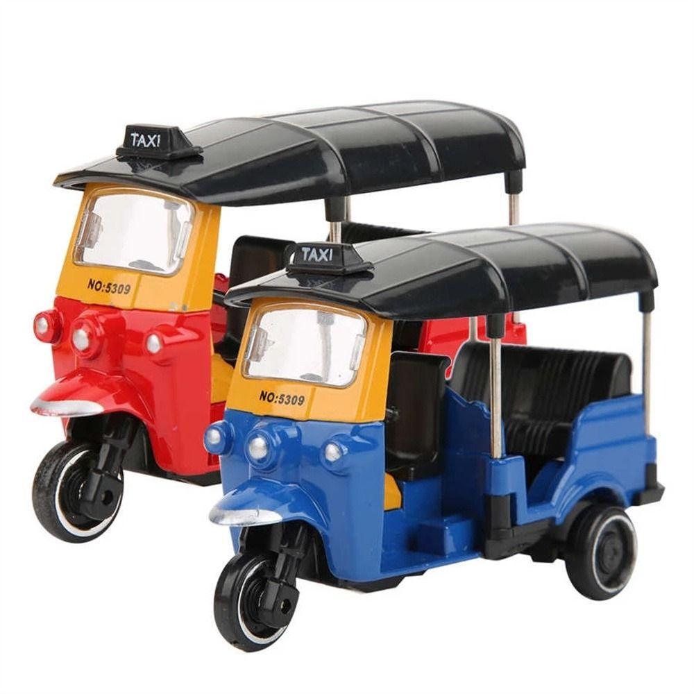 

Decoration Accessory Tricycle Model Toy Thailand Tricycle Model Simulation Tricycle Tricycle Toy темно-зелений колір