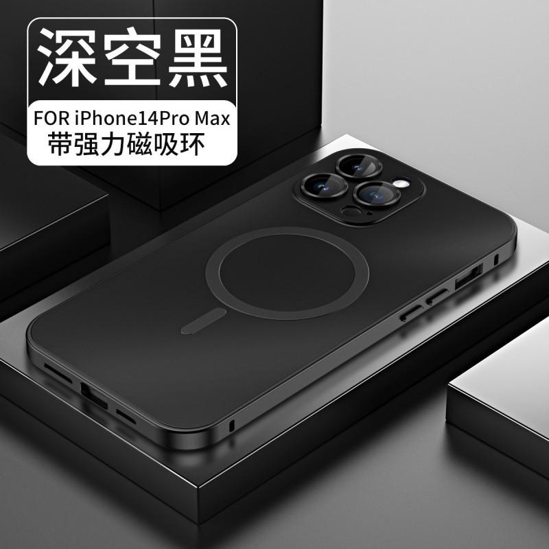Metal Aluminum Bumper Case With MagSafe IPhone 16 Pro Max 17 18 Series Shockproof Full Cover