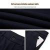 Women's High-Waisted Cashmere Purple Wool Pants - Autumn/Winter 2024, Small Size, Thickened Wide-Leg, Nine-Point Length.