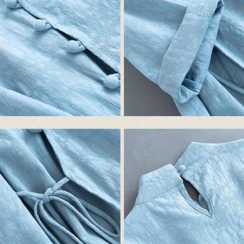 Φορέματα Γυναικεία Άνοιξη Φθινόπωρο Vestidos Robe Elbise Φαρδιά Μεγάλα Μεγέθη Λινό Διπλής Στρώσης Μακρύ Φόρεμα