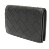 Used 11897 Business Card Holder 605720 VCPQ3 8803 7946 Pass Case RFID IC Chip Maxi Intrecciato Black Men's from Japan
