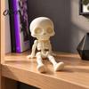 Hands Free Movie Viewing Stand 3D Printed Skeleton Phone Stand, Rack, Gothic Stable Smartphone Cradle Skull Cell Holder for Desk Desktop Figure