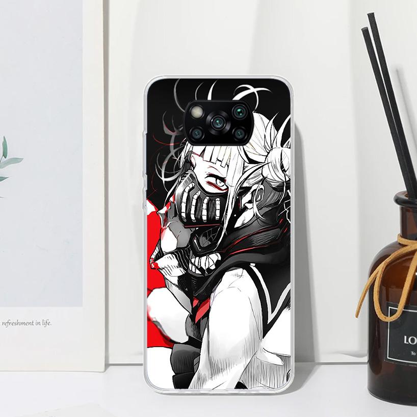 Himiko Toga Waifu Anime MHA Phone Case For Xiaomi Poco X7 X6 X5 M7 M8 Pro F7 Ultra Redmi 15C 15 13C 13 12C 12 10 10C 10A Art Fun