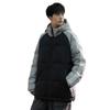 Down jacket men's winter thickened warm trendy brand white duck down jacket loose sports hooded bread jacket jacket