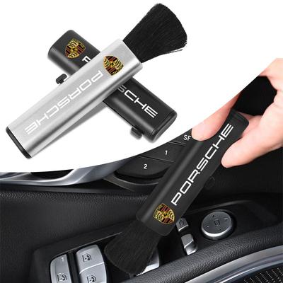 Escova Limpa Saída de Ar Condicionado do Carro Removedor de Pó Acessórios Para Boxster Cayenne Panamera Macan Cayman 911 918 996 917 991