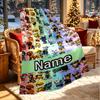 Custom Name Personalized PAW Patrol Print Blanket, Home Decor, Bedroom, Sofa, Camping, Couch, Gifts for Birthday Christmas