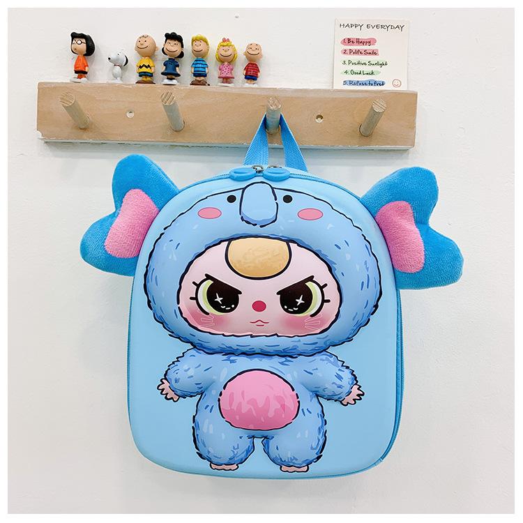 School Bag New Cute Children's Backpack Cartoon Eggshell Bag 3D Three-dimensional Hard Shell