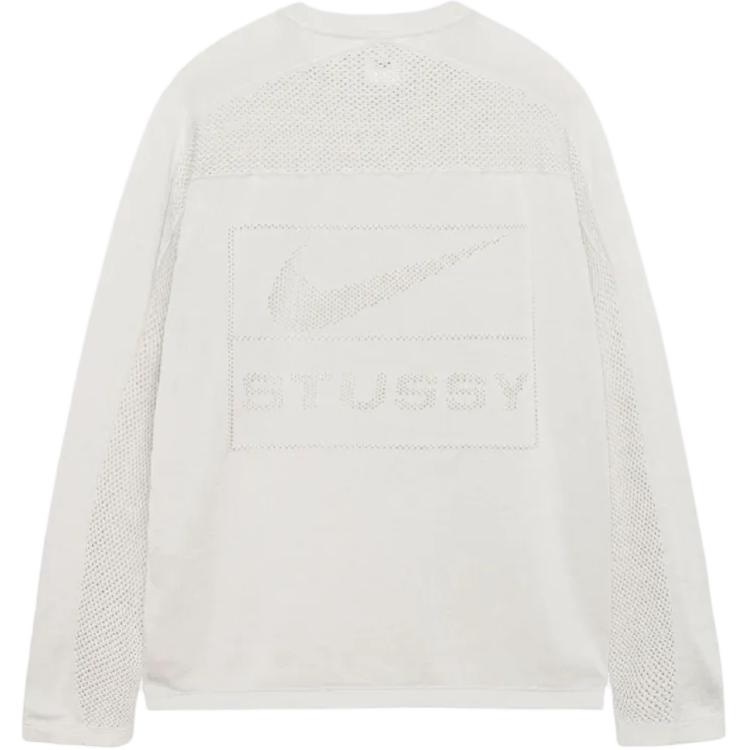 Nike x Stussy Long-Sleeve Jersey Light Bone Unisex Tops White HF3898-072