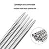 15cm Short Stainless Steel Knitting Needles Set - Straight Sweater Needles for Handmade DIY Dolls