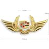 Metallo per Cadillac Escalade ATS BLS CTS CT4 CT5 CT6 EXT STS SLS SLR SRX XLR Adesivo per Auto Emblema Laterale Finestrino Badge Portabagagli Posteriore