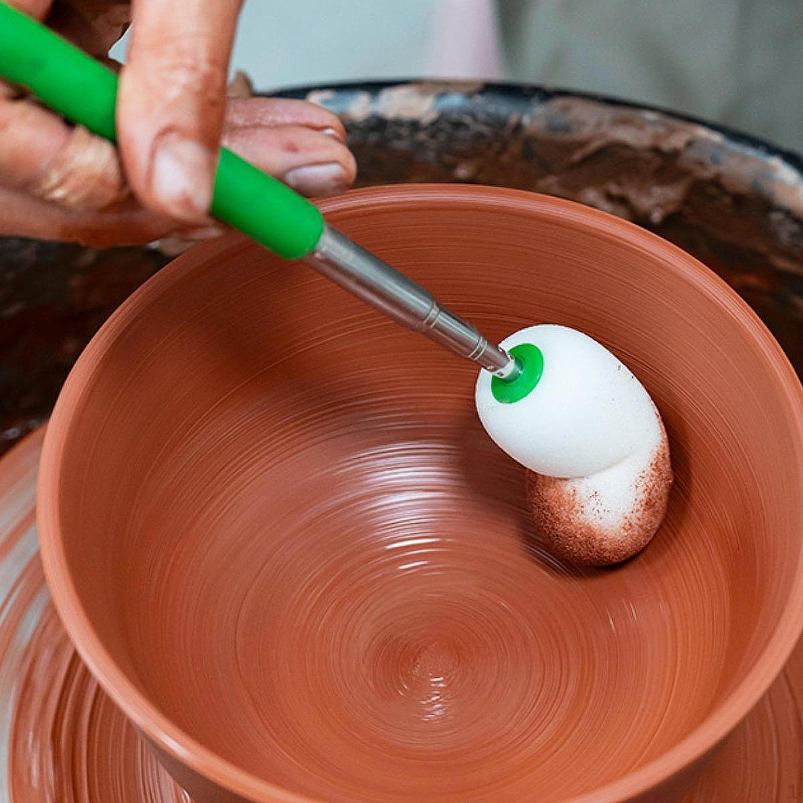 

Телескопическая губка, инструмент для метания глины, инструмент для формовки керамики для лепки и очистки M