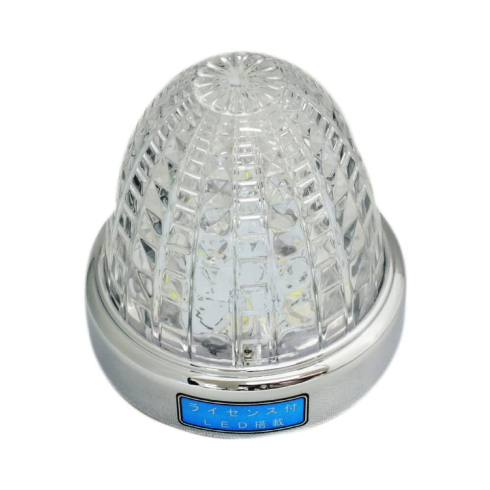 Nippon Body Parts Truck Supplies JB LED Crystal HP Marker 2 Compatible High-Intensity Clear/White 12/24V LSL-216W