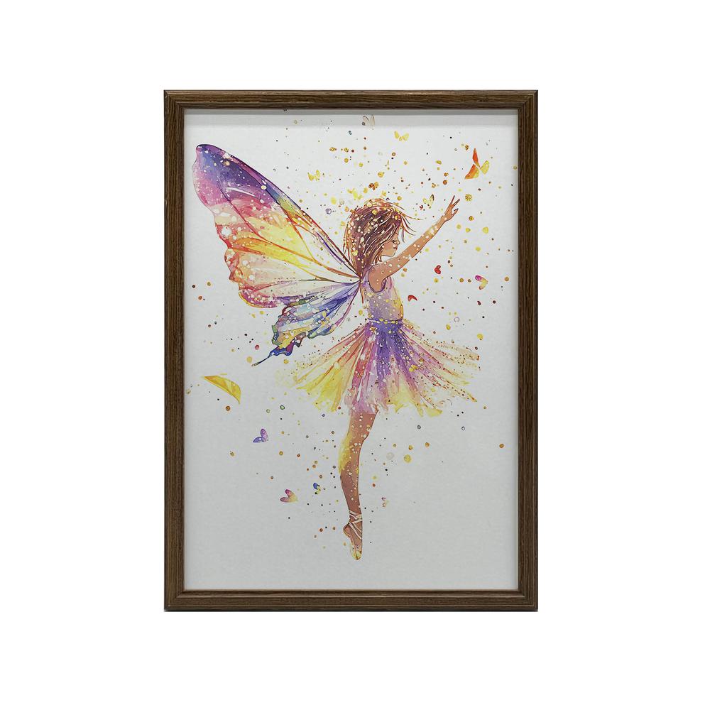 Plakat Taniec Wróżki Plakat Taniec Wróżki, 50X70 Cm, Rama Drewniana Jasny Dąb, Papier Matowy 230 Gsm