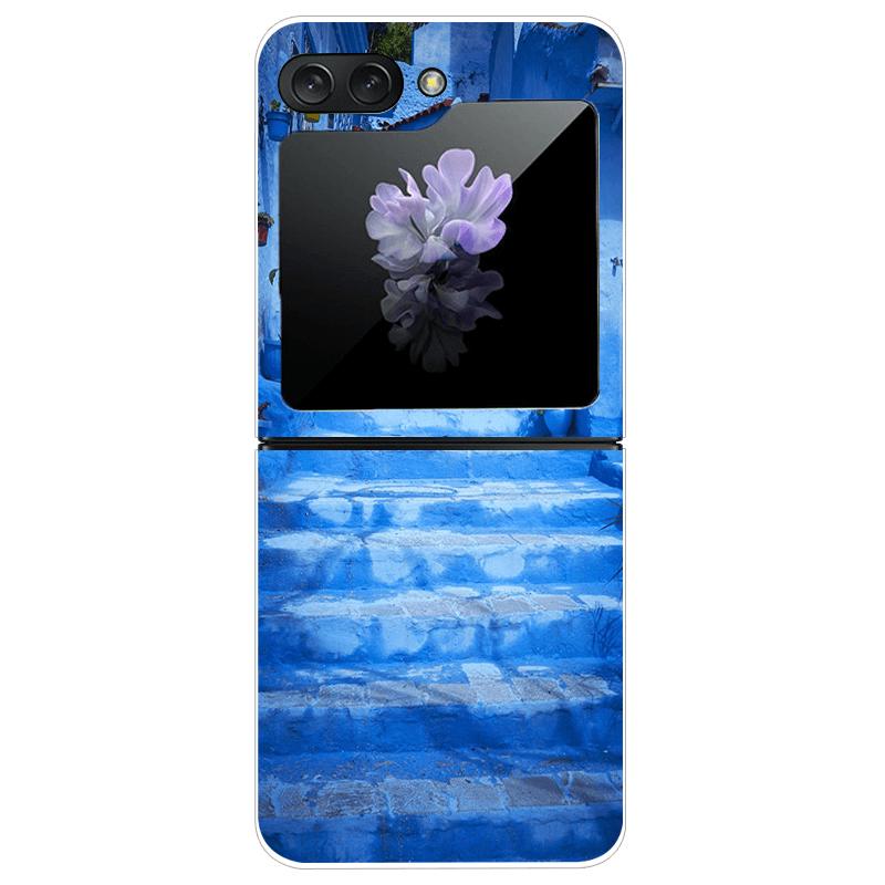 For Samsung Z Flip7 Hard Case ZFlip7 5G Transparent PC Phone Cases For Galaxy Z Flip 7 Fashion Cartoon Clear Protective Fundas