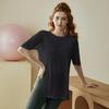 Top Fitness da Donna Estivo a Manica Corta, Vestibilità Larga, per Yoga & Pilates