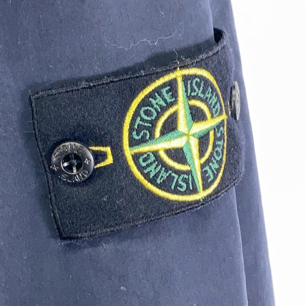 STONE ISLAND [Domestically Authorized] 751541131 DAVID LIGHT-TC WITH MICROPILE Cargo Pocket Hooded Jacket Jacket M NavyUsed