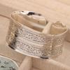 Retro Metal Bracelet Opening Ancient Tibetan Bracelet New Wide Cuff Bangle  for Women