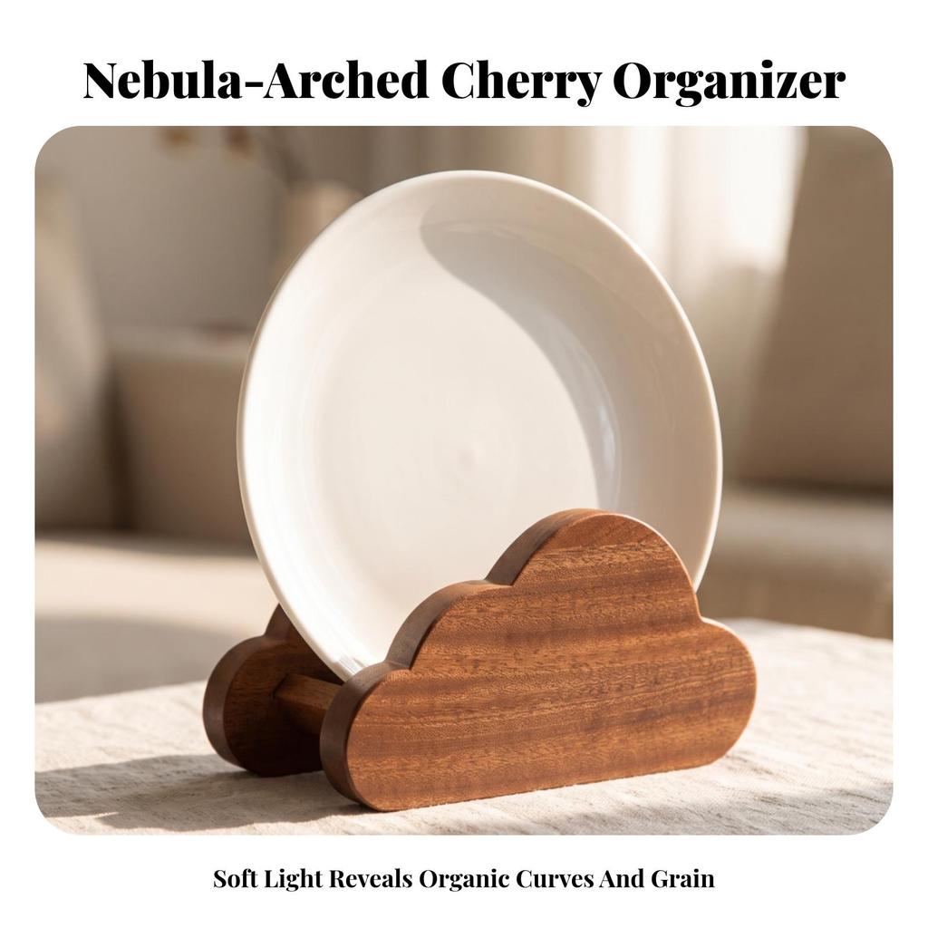 fluffyShaped Wooden Rack Durable Board Stand Easy to Clean