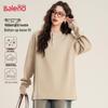 Baleno Women's Waffle Knit Henley Long Sleeve T-Shirt