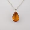 Yellow Citrine Gemstone 925 Sterling Silver Jewelry Fashionable Pendant 1.60" For Women PP-67-9