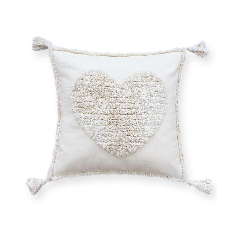 Tufted Throw Pillow Bohemian Throw Pillow Case Decoration Living Room Sofa Cushion Pillow Retro Hotel Lumbar Pillow Pillow Case