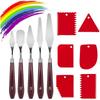 Stainless Steel Art Scraper Knife for Oil Painting and Gouache Pigment