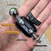 17mm Ball Head to 1/4" Interface Universal Swivel Pan/Tilt Tripod Adapter.