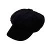 Casual Wear Octagonal Women Berets Retro Winter Accessories Visors Cap Soft Fabric Buckets Hat Autumn Winter