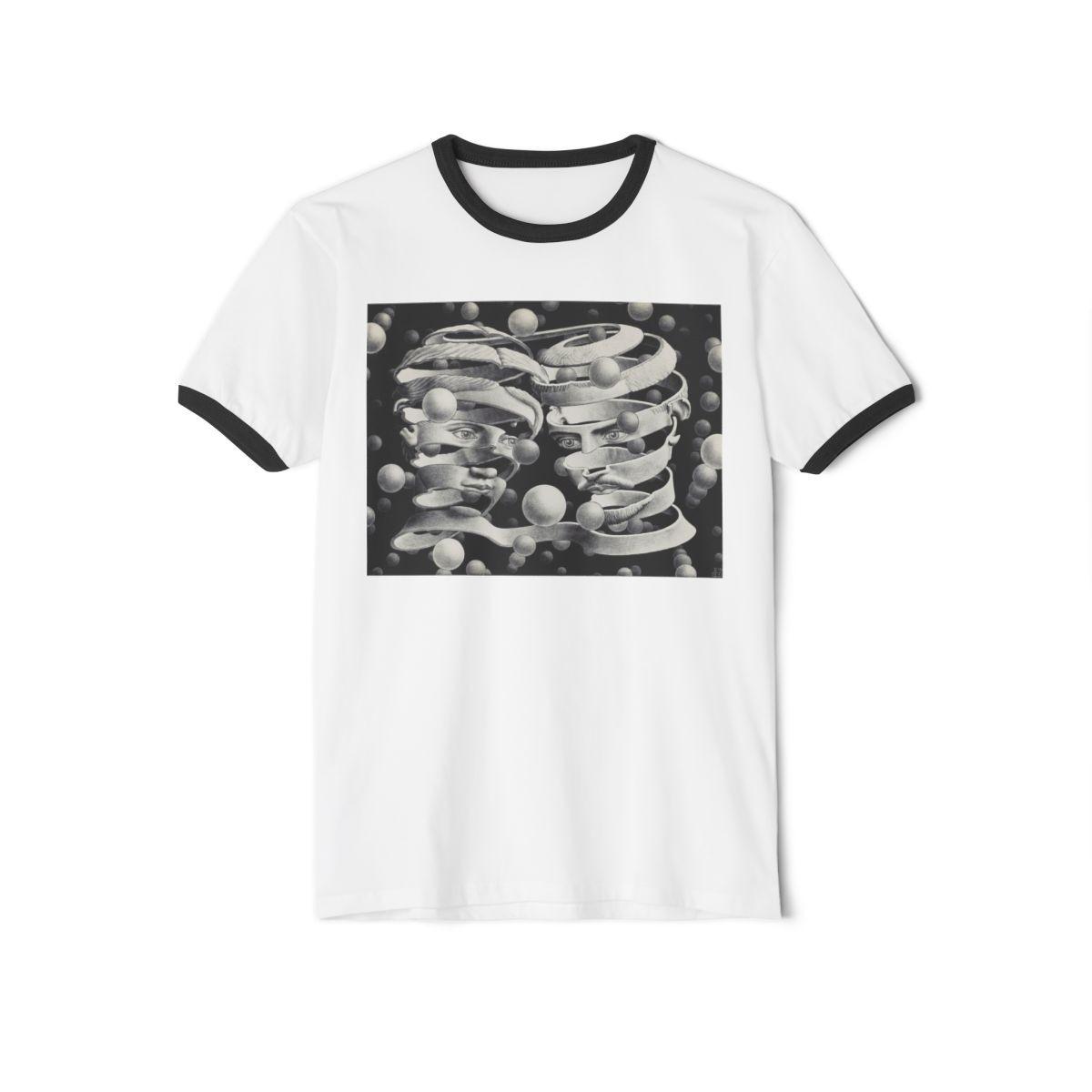 MC Escher Artwork | Ringer Tee - Choose your Theme Unisex T-Shirt M