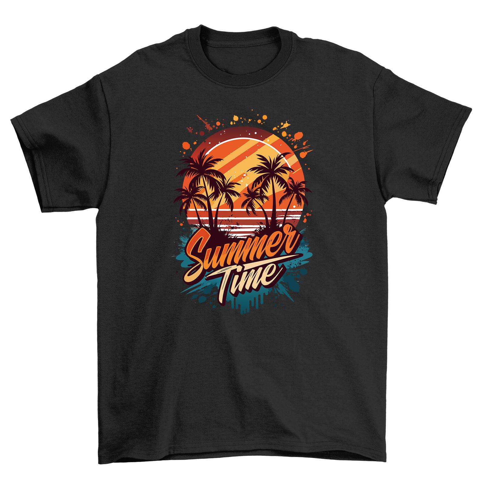 

Summer_14 Sunset feel T-Shirt Mens Womens Tees Top - Feel the Breeze! Lightweight, Funny Design, Pe 3XL