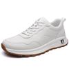 Men's Shoes Spring and Summer New High-end Casual Single Shoes Versatile Platform Trend White Shoes Outdoor Sports Shoes Men