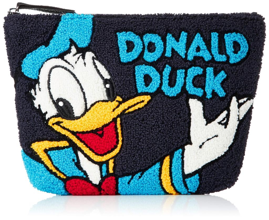 Disney Sagara Pouch, Donald Duck, Cute Bag-in-Bag, DDN-PCH23, Navy