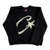 Loose Knit Cardigan Sweater Vintage Style Long Sleeve Soft Warm Top