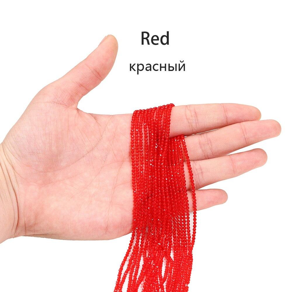 

150 шт./лот, 2 мм, разноцветные граненые стеклянные круглые хрустальные бусины, свободные бусины-разделители для изготовления ювелирных изделий своими руками, фурнитура, ожерелья