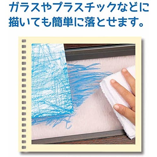 Pentel Crayon Washable Futokurayon GWM1-12 12 barev