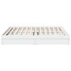 vidaXL Bed Frame with Drawers White 180x200 Cm Wood Material