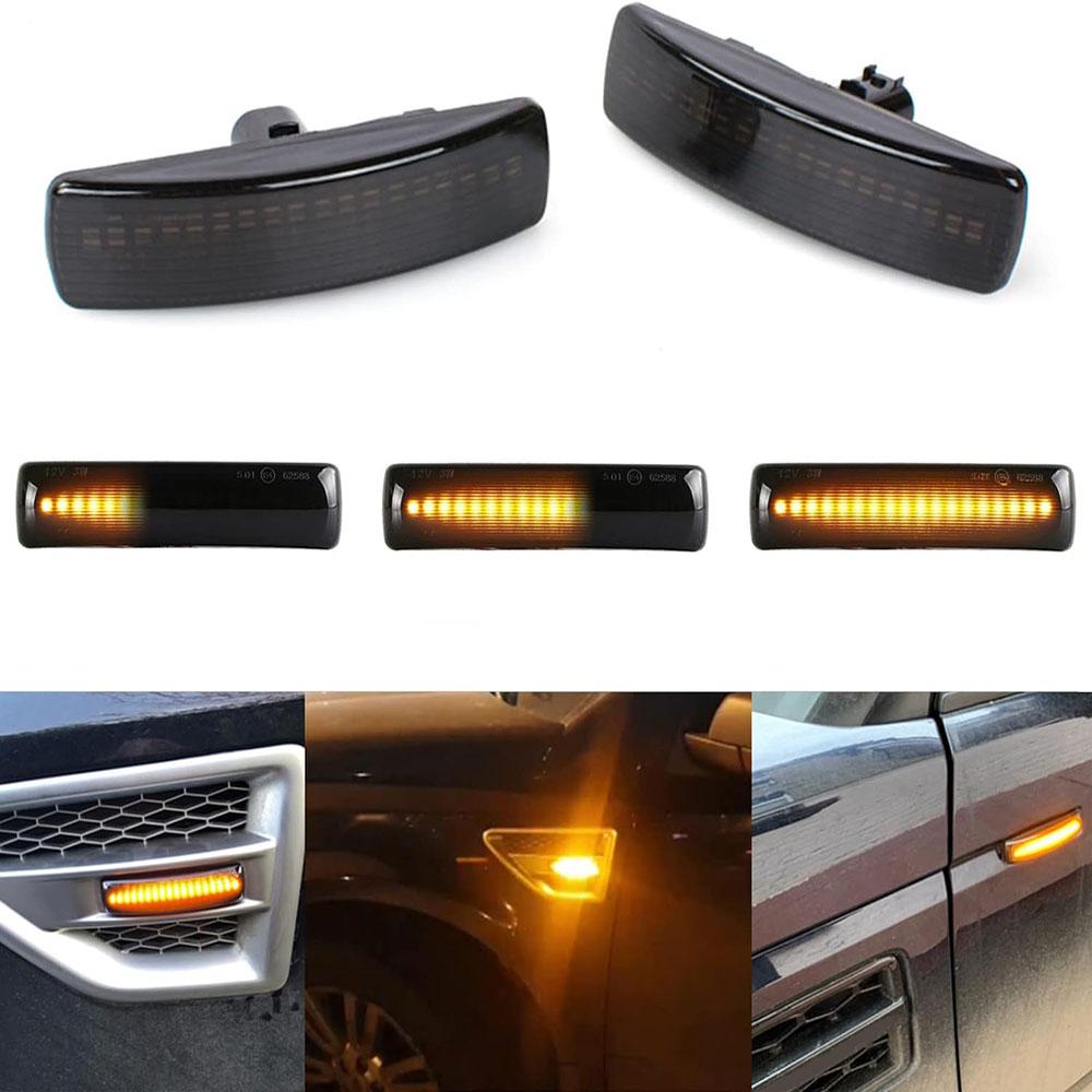 2x LED Side Marker Lights For Land Rover LR2 LR3 LR4 Range Rover Sport LR007954