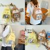 Squirrel Little Cartoon Chicken Canvas Backpack Outdoor Cute Itabag Animal