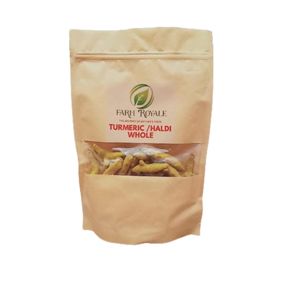 Farm Royale Whole Turmeric 1kg | Haldi Whole Root | Premium Natural Spice | Farm Fresh