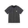 MLB New York Yankees All Over Print Graphic Crew Neck Short Sleeve T-Shirt Unisex Tops Black 3ATSM1023-50BKS