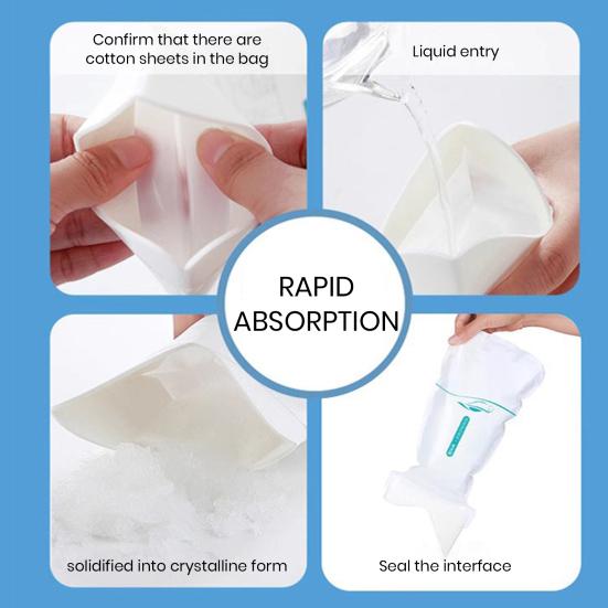 39075 Pcs 750ML Disposable Urinal Bag Leak Proof Eco-Friendly Urine Bag Unisex Portable Camping Pee Bag Vomit Bag