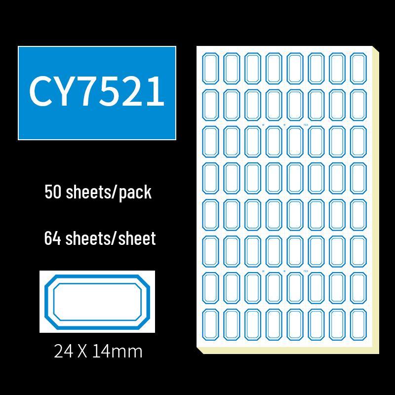 Handwritten Self-Adhesive Label Stickers for Office and Memo Marking