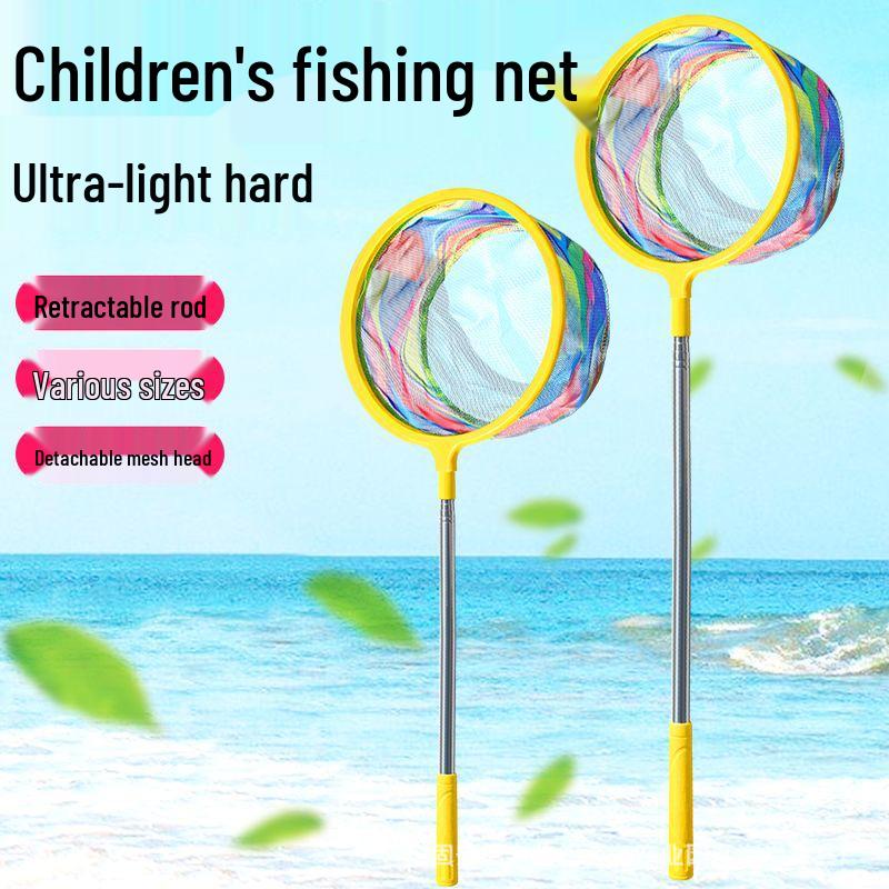 Portable Kids' Retractable Net for Catching Fish, Dragonflies, and Butterflies - Ideal Outdoor Insect Toy