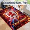 Custom Text Printed Rug Middlesbrough FC Non Slip Floor Carpet For Home Room Decor