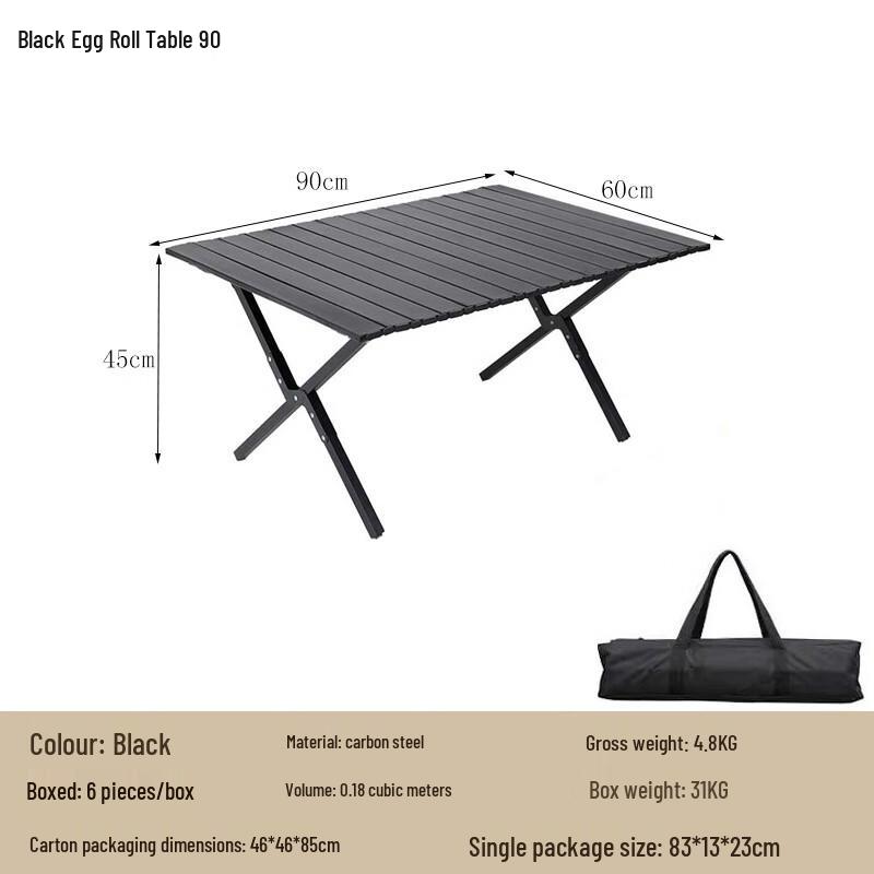 Yiyayun Outdoor Folding Camping Table & Chair Set