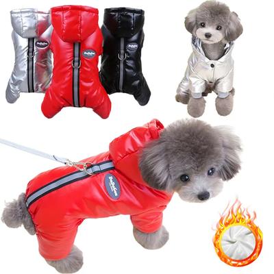 Pet Supplies Dog Clothes Autumn Cotton Coat Winter Thick Warm Four-legged Cotton Coat